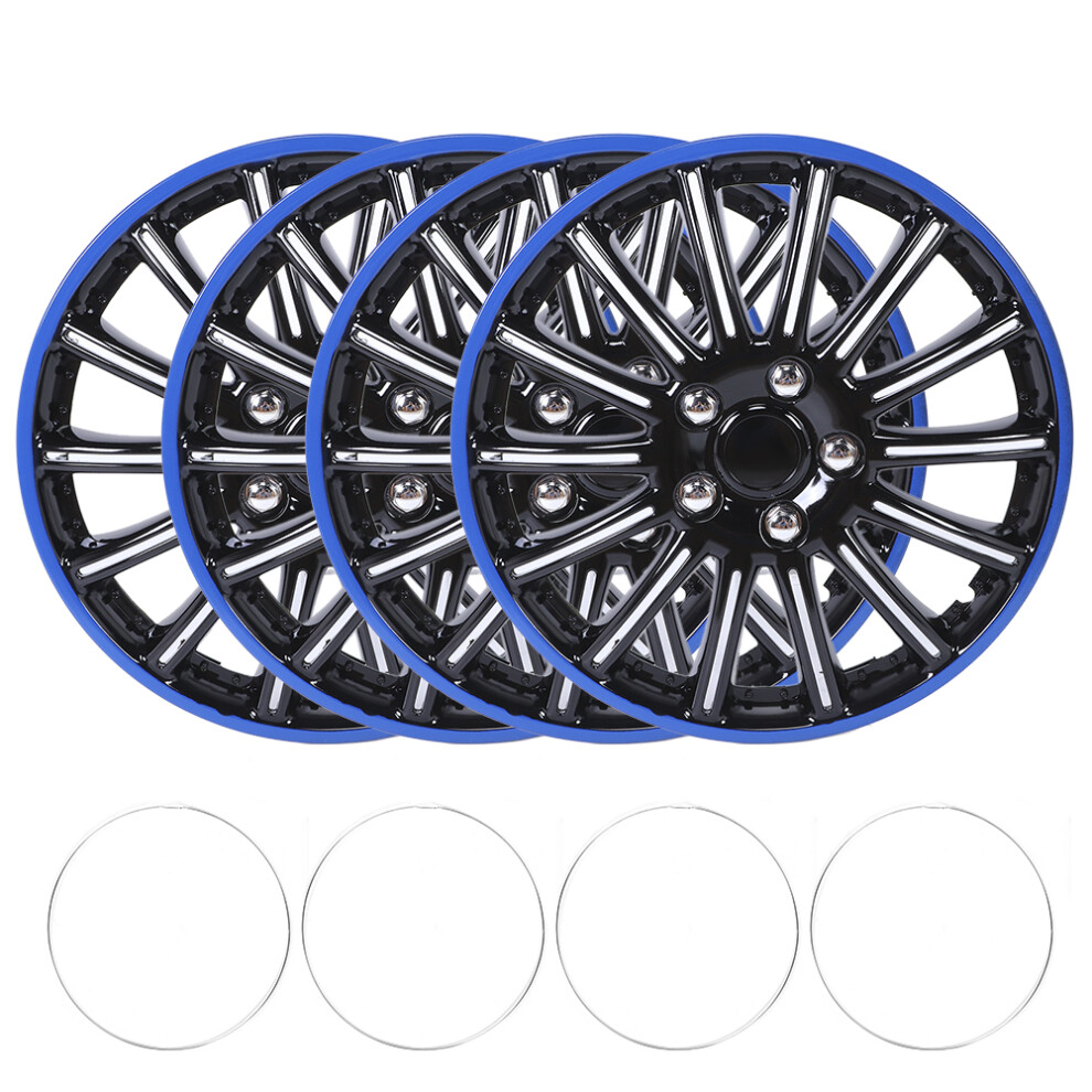 4Pcs 15In Wheel Hubcap Snap On Hub Caps Cover 9121376647352