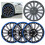4pcs 15in Wheel Hubcap Snap On Hub Caps Cover 6