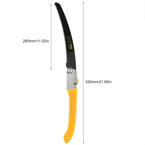 280mm Folding Hand Saw for Wood Pruning Gardening Tool 2