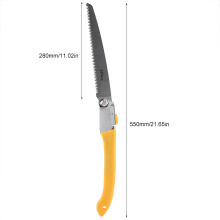 280mm Non-Slip Folding Hand Saw - Ideal for Pruning and Logging Tasks