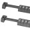 2 Stück Tischfußball-Score-Controller Schwarz 10 Zahlen 267mm40mm 9