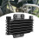 6 Row Engine Oil Cooler Black Cooling Radiator 7