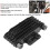 6 Row Engine Oil Cooler Black Cooling Radiator 11