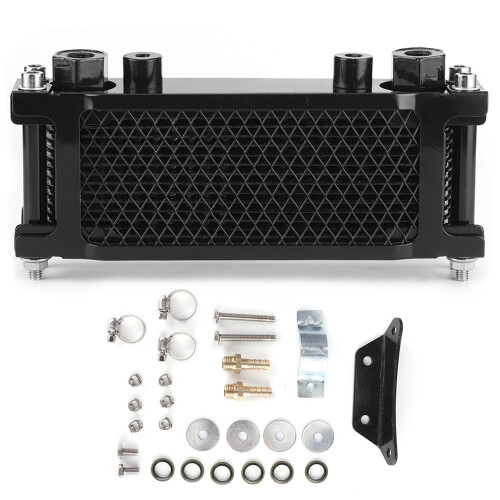 Engine Oil Cooler Universal Cooling Radiator Kit