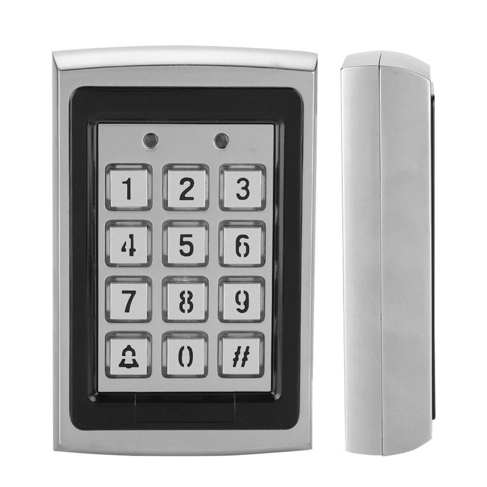 Rfid Door Access Control With Keypad 125Khz & Backlight Secure Modes 7891341139619