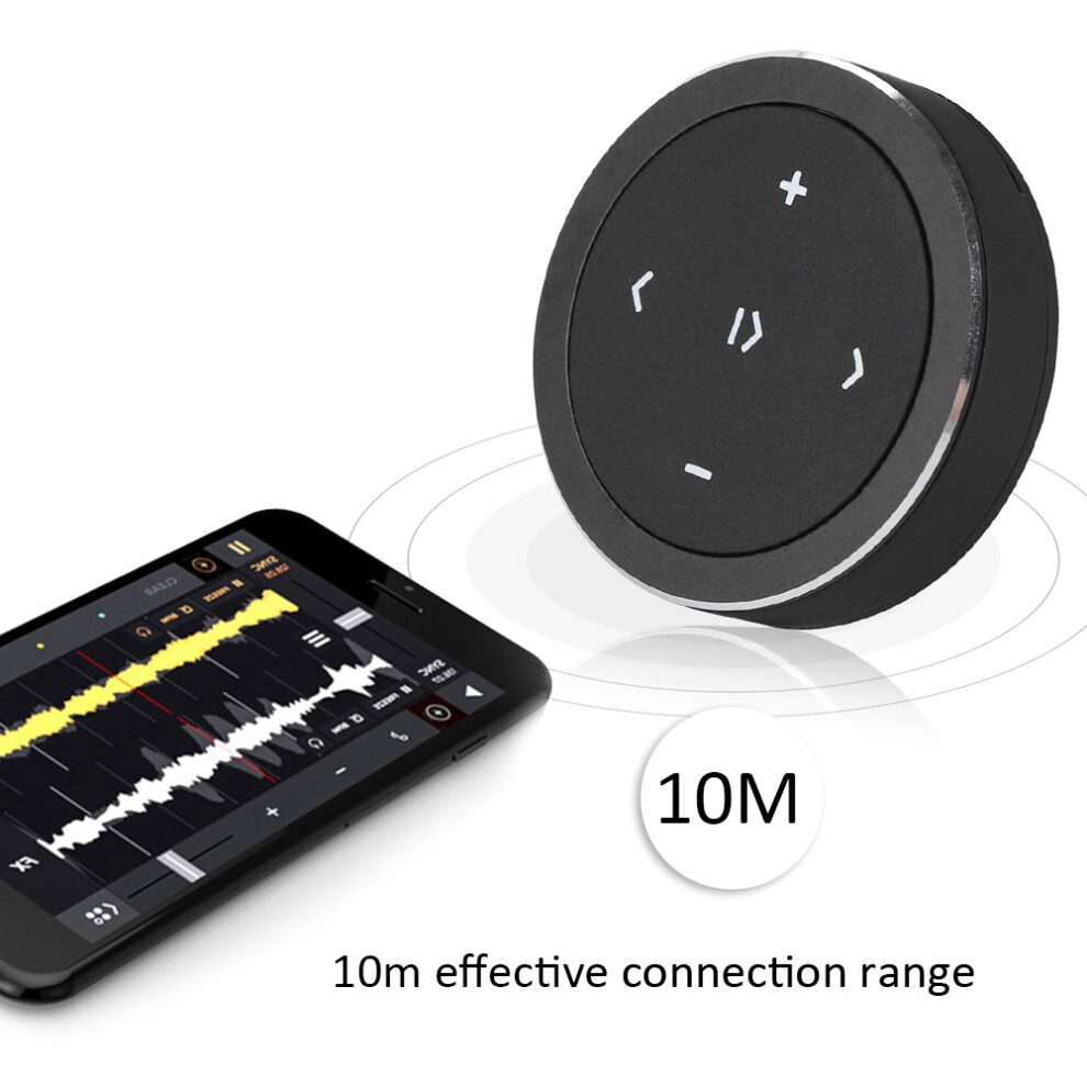 Wireless Steering Wheel Bluetooth Controller For Safe Music Navigation 4681341139534