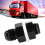 AN6 Bulkhead Fitting Flare Fuel Cell Adapter with 5