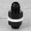 AN6 Bulkhead Fitting Flare Fuel Cell Adapter with 8