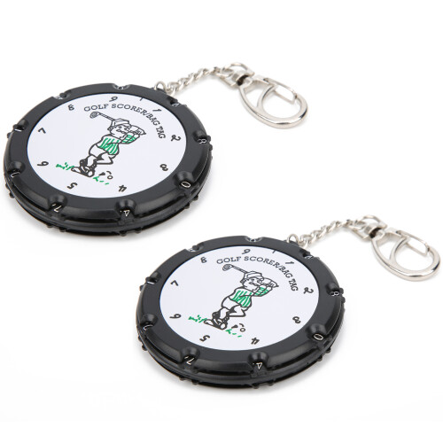 2pcs Portable Golf Stroke Counter 18 Holes Golf 1