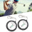 2pcs Portable Golf Stroke Counter 18 Holes Golf 10