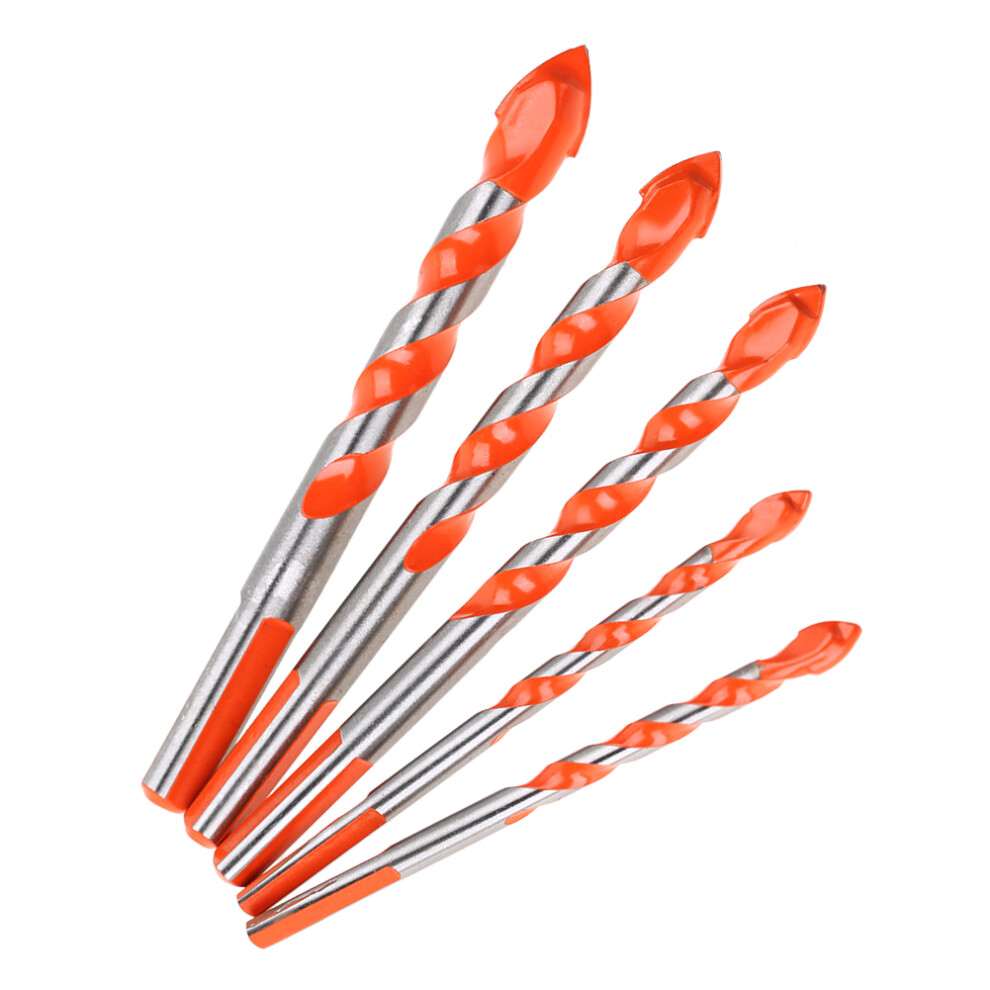 Multifunctional Alloy Drill Bits 6-12Mm With Triangle Handle 5 Pack 3391341140522