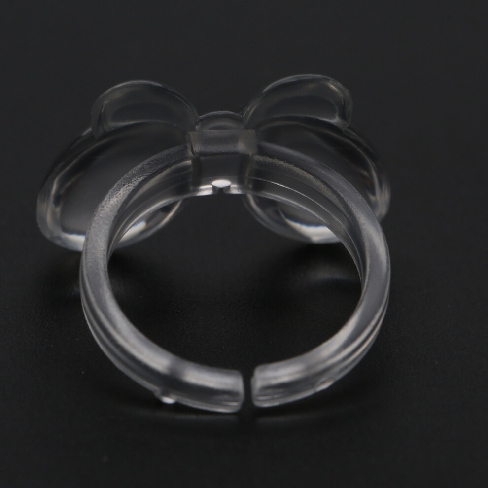 Nail Art Display: 50Pcs Flower/Butterfly Chart Ring for Gel Colors High Quality