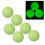 6pcs/set Luminous Golf Ball Double Layer Night 9
