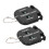 2pcs Portable Golf Score Counter Mini Golf Stroke 8