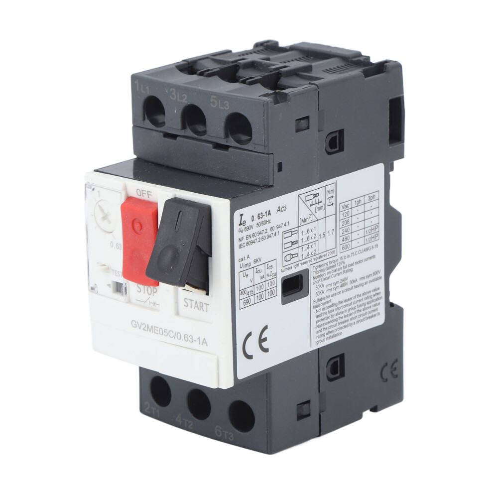 Motor Circuit Breaker Overload Short Circuit