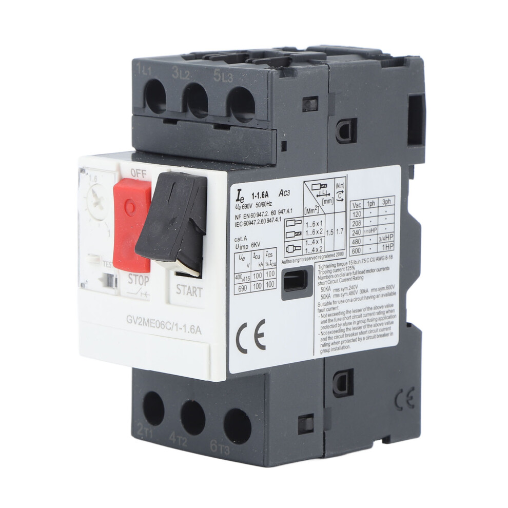Motor Circuit Breaker Overload Short Circuit