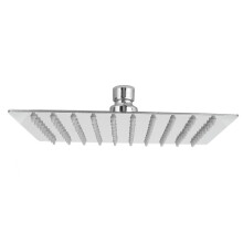 8 Inch Square Ultra Thin Stainless Steel Bathroom Rainfall Shower Head Top Sprayer