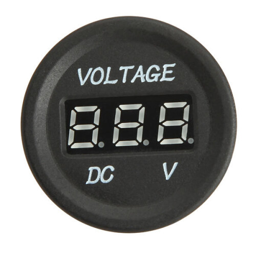 Car Solar Monitor DC Supply Voltage Display 1