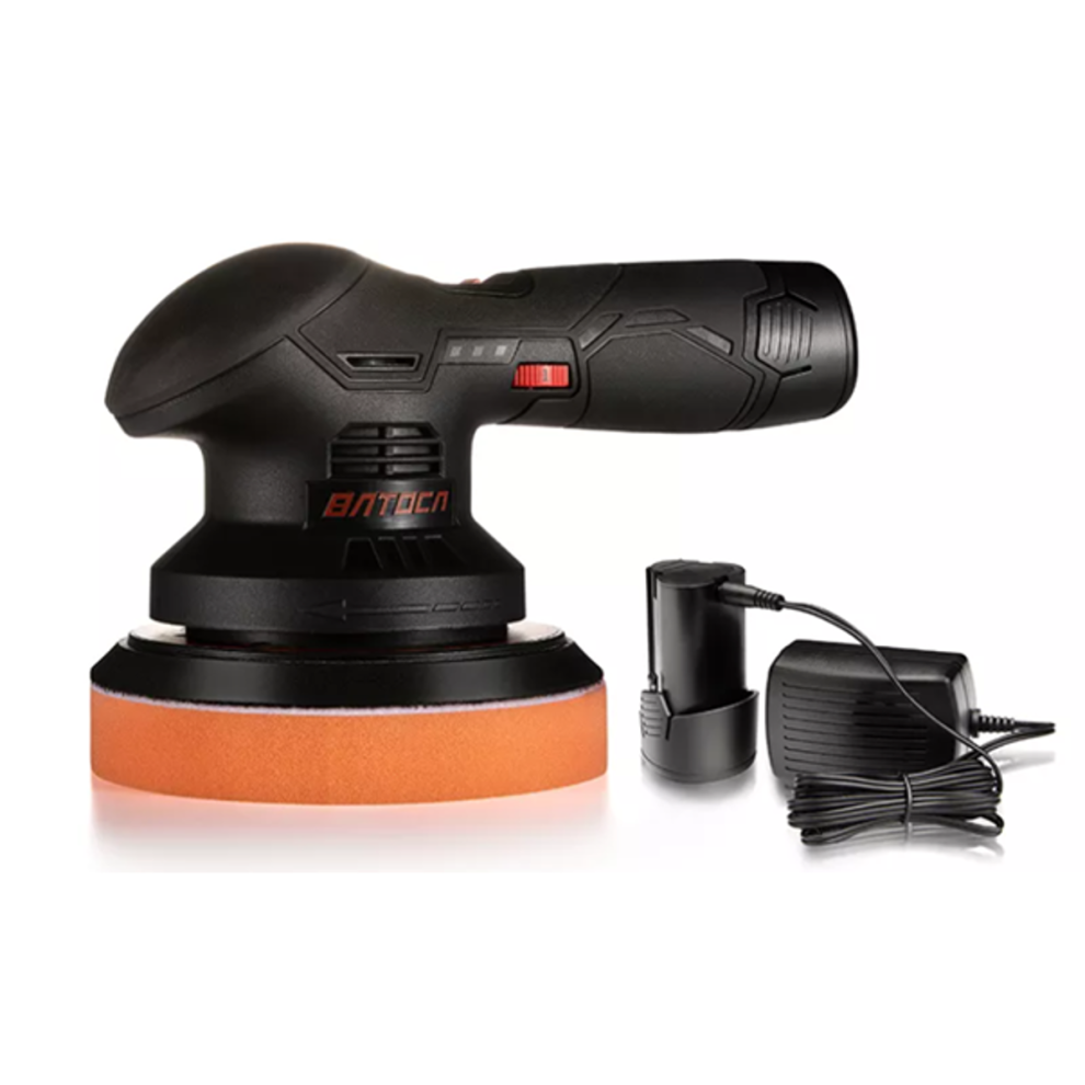 (EU Plug) 12V Lithium Battery Cordless Car Buffer Polishing Machine Variable Speed