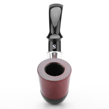 Premium Redwood Smoking Pipe for Businessmen - Reusable & Easy-to-Clean