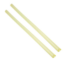 Versatile Yellow 20mm OD 8mm Bore 500mm Long PU Rod for Machines