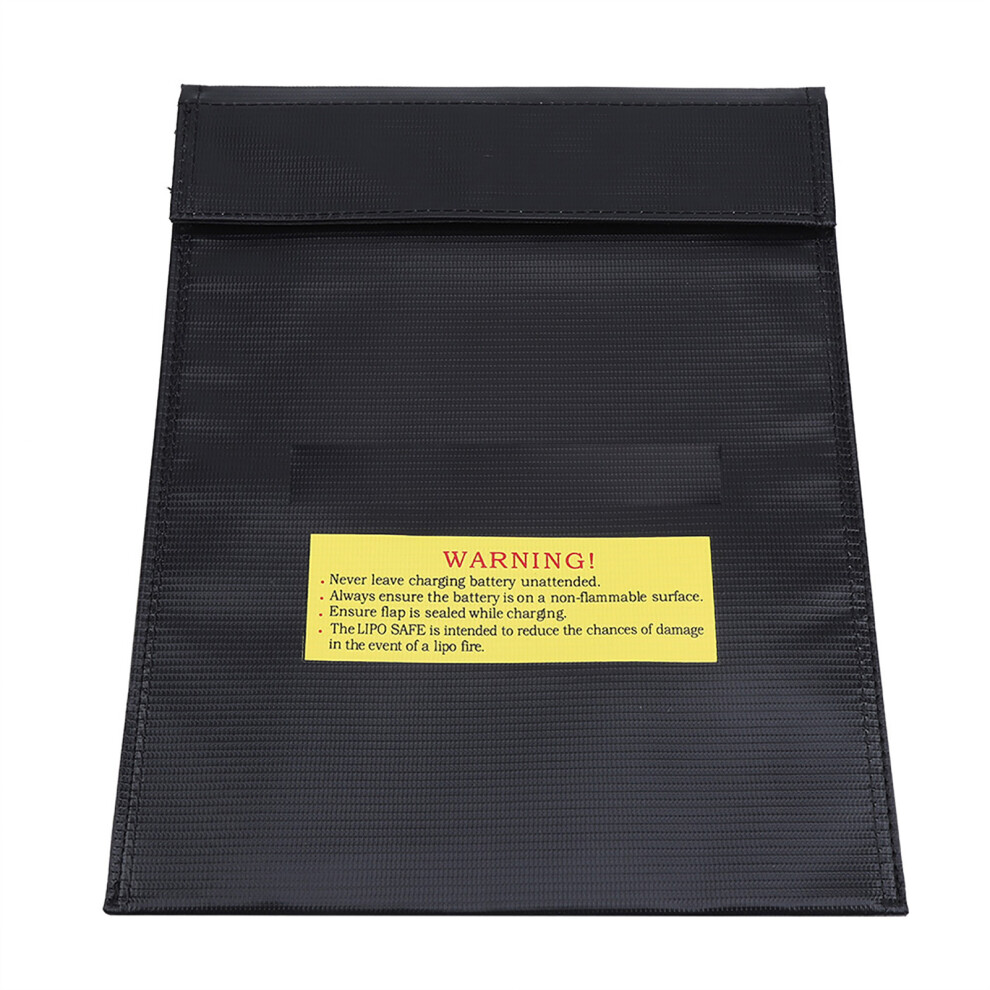 Portable Fireproof Battery Sack S - Heat Resistant Pouch For Lipo Black 4921341142418