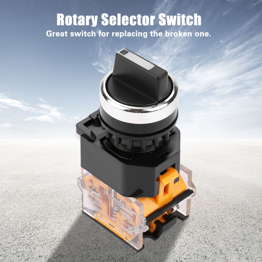 Industrial Rotary Switch La38-20X3 3-Position 2No Maintained Selector Switch 5081341143064