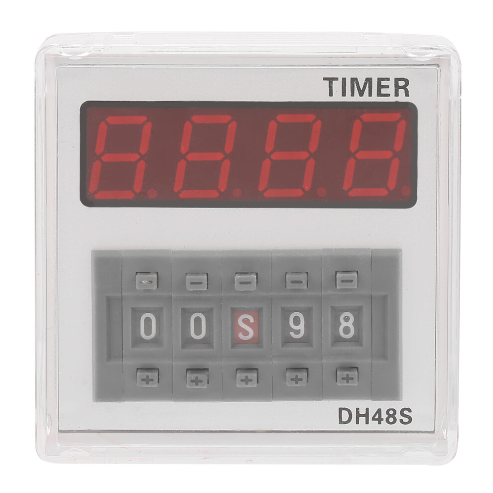 220V Digital Timer Relay Dh48s-2Z 8 Pin For Timing & Delay Control 4691341142830