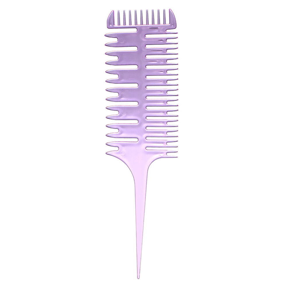 Professional Hair Dyeing Comb 3-Way Sectioning Highlight Styling Tool