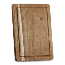GEEZY Acacia Cutting Board Hygienic Wooden Chopping Board Kitchen Serving Food 28x20cm