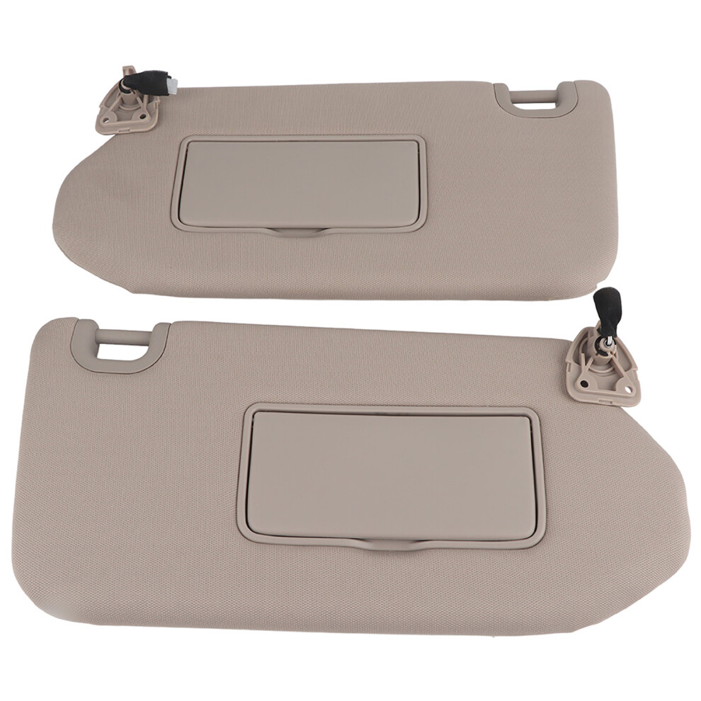 Pair Of Left & Right Sun Visor 964019Pb0a Fit Gray 9121376649462