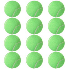 12 Stück Druckangepasste und Trainings-Tennisbälle