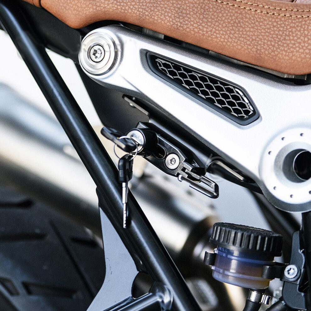 Motorcycle Helmet Lock Hook For Bmw R Nine T 2017-2018 Aluminum Alloy Black 8471341144234