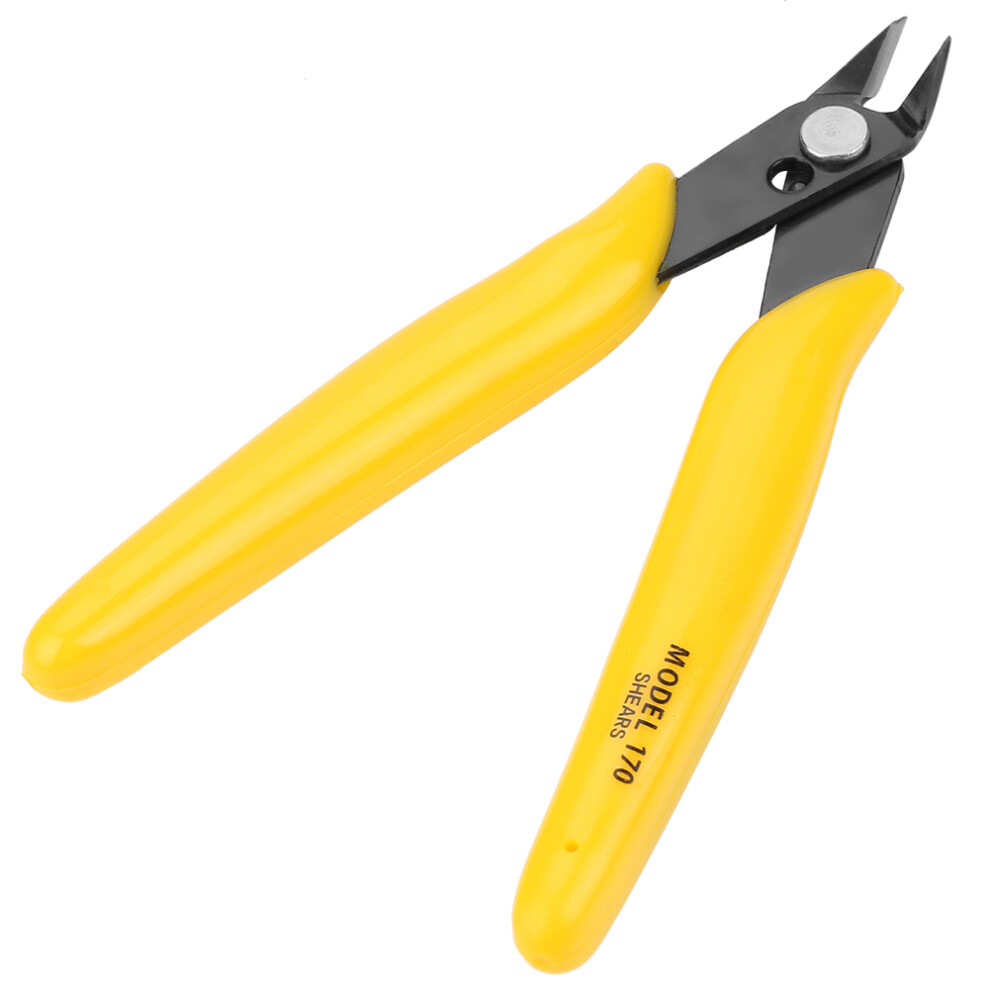 5In Electronic Diagonal Pliers Cable Cutter With Ergonomic Handle 8291341144573