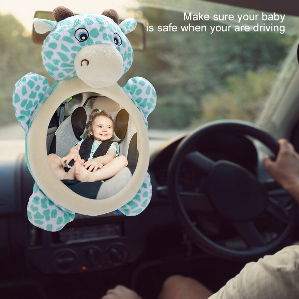 Safe Clear Baby Rearview Mirror 28*21cm Colorful Non-Toxic