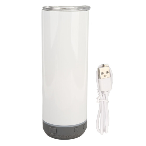 Vaso térmico de 20 oz 18650 7,5  23 cm Gris Altavoz Bluetooth 1