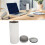 Vaso térmico de 20 oz 18650 7,5  23 cm Gris Altavoz Bluetooth 1
