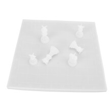 7 Stück Schachformen – flexibles Silikonharz-DIY-Set