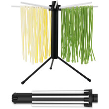 (Plastic) Collapsible Pasta Drying Rack, Compact for Easy Storage, Foldable Pasta Dryer Rack Spaghetti Noodle Hanger, Detachable for Easy Cleaning
