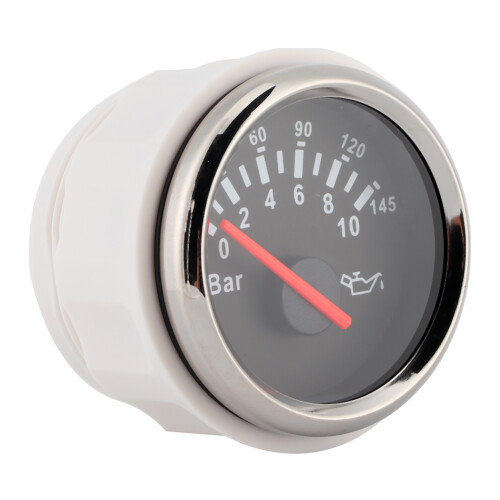 2in 0‑10Bar Oil Pressure Meter 145psi LED 1
