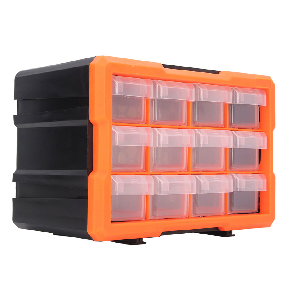 Drawer Parts Box 12 Drawers PVC Hardware Storage