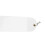 Flasher de trolling subacuático de plástico blanco de 65 g 7
