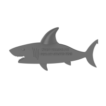 3D Shark Bookmark Stereo Animal Shape Office Stationery Student Supplies Book Page Positioning 1Pcs