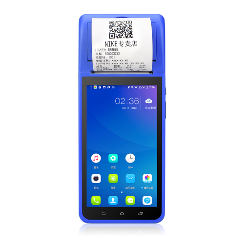 (UK) Handheld Smart POS Android 8.1 OS Thermal Receipt Printer 1