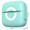 (Blue) Mini Pocket Photo Printer 200DPI Wireless Bluetooth Portable Label DIY Thermal Printer 3