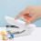 (Black) Effortless Stapler Labor Saving Binding Removing Stapler Support 50 Pages Binding Machine for School Office Supplies 4