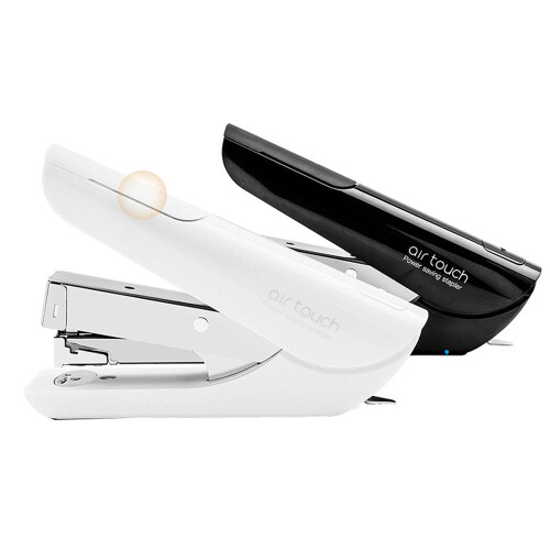 (White) Effortless Stapler Labor Saving Binding Removing Stapler Support 50 Pages Binding Machine for School Office Supplies 1