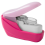 (white) Mini Handheld Staple free Stapler Student Stapler Small Nailless Labor Saving Binding Machine Office School Stationery 9