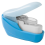 (white) Mini Handheld Staple free Stapler Student Stapler Small Nailless Labor Saving Binding Machine Office School Stationery 6