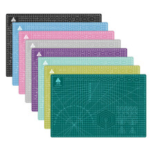 (Pink) A3 Cutting Board Plastic Hand Pad Double Side Manual Model for Advertising Carving Pad